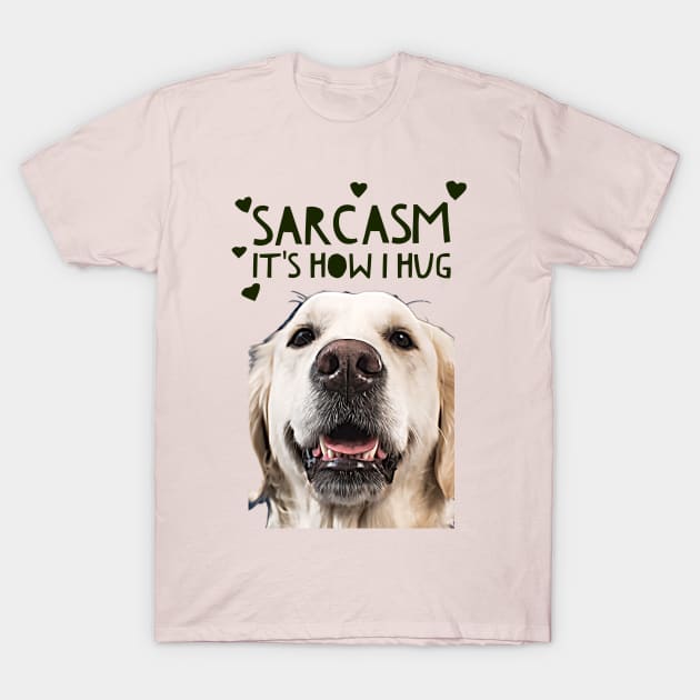 Sarcasm, its how I hug T-Shirt by PersianFMts